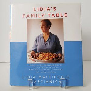 Cookbook “Lidia’s Family Table" Hardcover, Unused